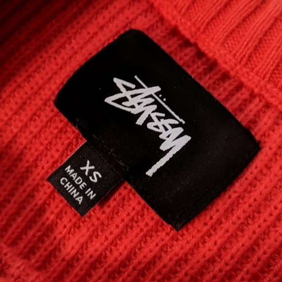 Stussy Tie-Dye Short Sleeve Heavyweight Knit Sweater - Picture 7 of 8